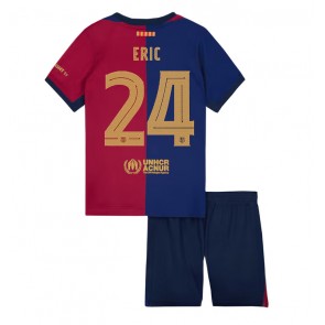 Barcelona Eric Garcia #24 Domaci Dres za Dječji 2024-25 Kratak Rukavima (+ kratke hlače)